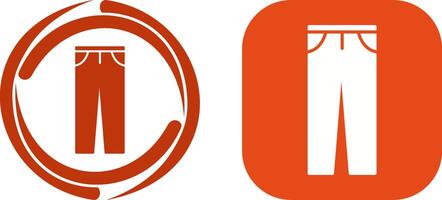 Pants Icon Design vector
