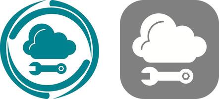 Cloud Computing Icon Design vector