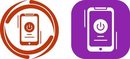 Power Button Icon Design vector