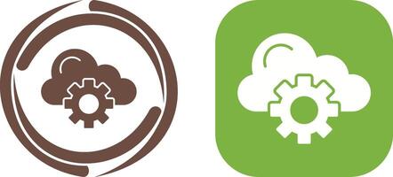 Cloud Computing Icon Design vector