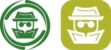 Hacker Icon Design vector