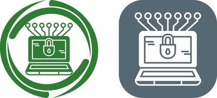 Money Hacking Icon Design vector