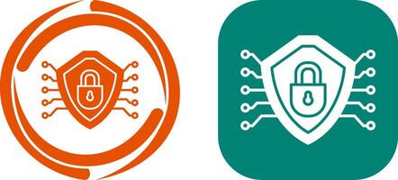 Cyber Security Icon Design vector