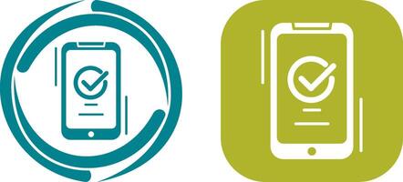 Accepted Icon Design vector