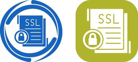 SSL Icon Design vector