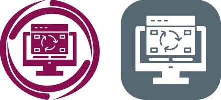 Update Icon Design vector