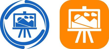 Canvas Icon Design vector
