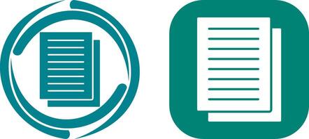 Document Icon Design vector