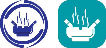 Ashtray Icon Design vector