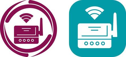 Wifi Router Icon Design vector