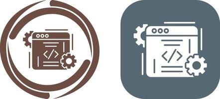 Coding Icon Design vector
