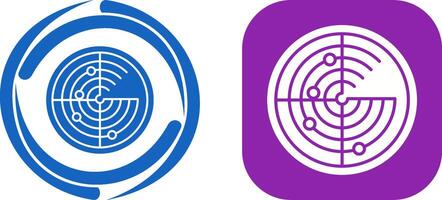 Radar Icon Design vector