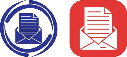 Mail Icon Design vector