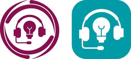 Headphones Icon Design vector