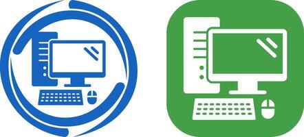 Computer Icon Design vector