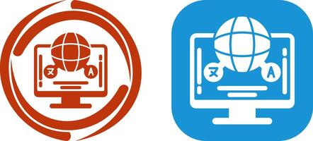 Language Icon Design vector