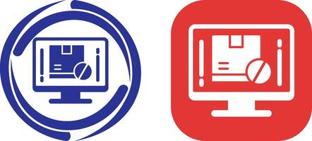 Out of Stock Icon Design vector