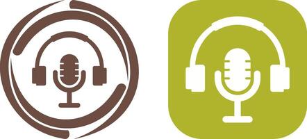 Podcast Icon Design vector