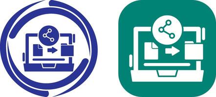 File Share Icon Design vector