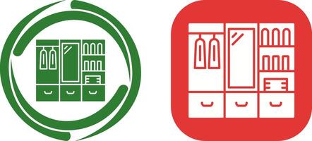 Wardrobe Icon Design vector