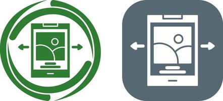 Swipe Icon Design vector