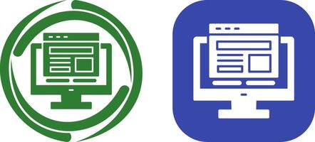 Adaptive Layout Icon Design vector