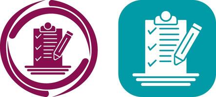 Check List Icon Design vector