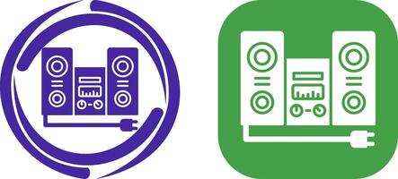 Stereo Icon Design vector