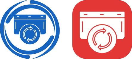 Refresh Icon Design vector