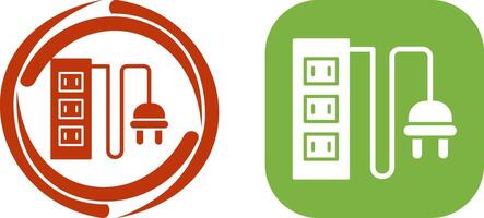 Power Socket Icon Design vector