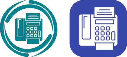 fax Machine Icon Design vector