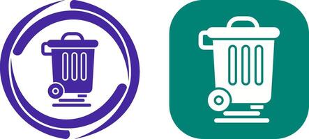 Dustbin Icon Design vector