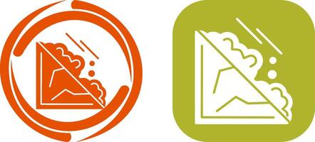 Avalanche Icon Design vector
