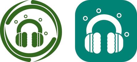 Earmuff Icon Design vector