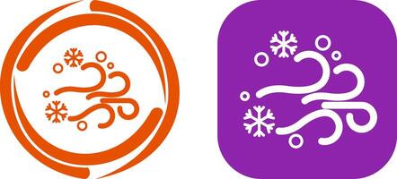 Blizzard Icon Design vector