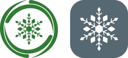 diseño de icono de copo de nieve vector