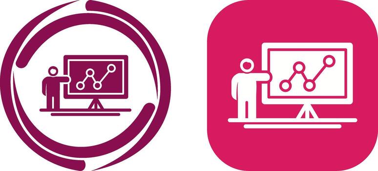 Presentation Icon Design vector