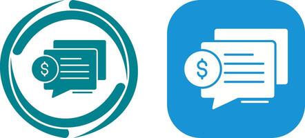 Dialog Icon Design vector