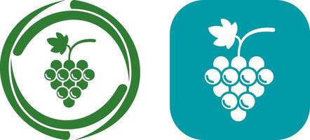 diseño de icono de uvas vector