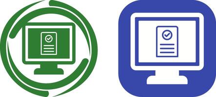 Online appointment Icon Design vector