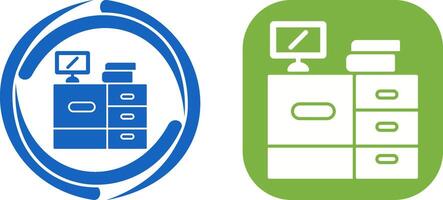 Desk Icon Design vector