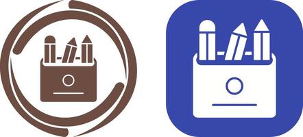 Pencils Icon Design vector