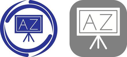 From A To Z Icon Design vector