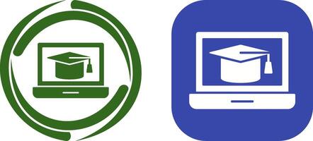 Graduation Hat Icon Design vector