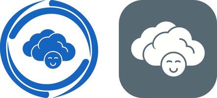 Cloudy Icon Design vector