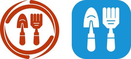 Gardening Tools Icon Design vector