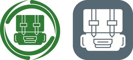 Backpack Icon Design vector