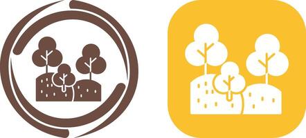 Forest Icon Design vector