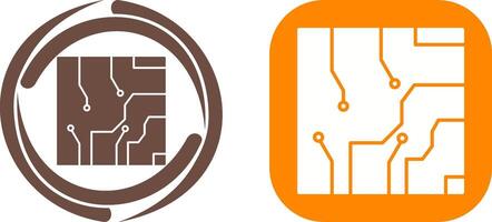 Electrical circuit Icon Design vector