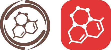 Molecule Icon Design vector